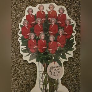 GIFT Funny Dozen Red Roses Cardboard Bouquet
